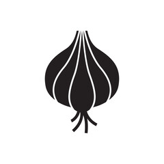 Onion icon vector illustration.