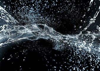 水しぶきの抽象的な背景