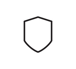Shield icon vector logo design template