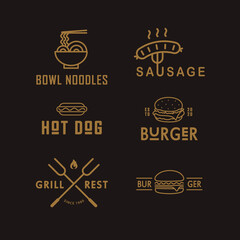 fast food logo design