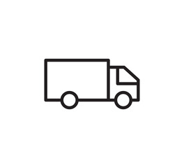 Shipping icon vector logo design template