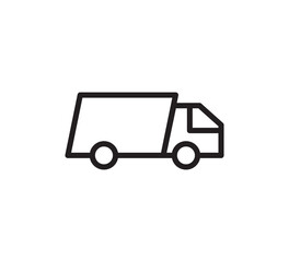 Fototapeta premium Shipping icon vector logo design template