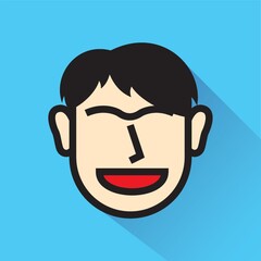 laughing man