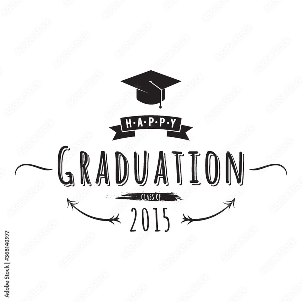 Poster graduation label