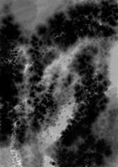 Black watercolor background 