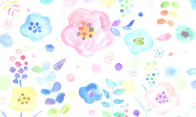 Watercolor abstract background material