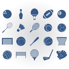 set of sports icons