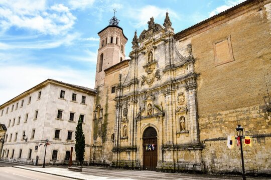 Detail view of Carrion de los condes, palencia spanish city in leon spain.