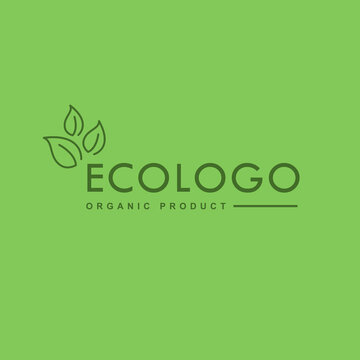 eco logo for organic product