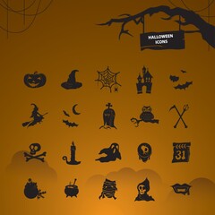halloween icons