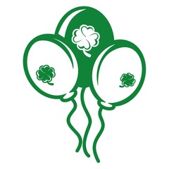 clover design balloons