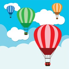 hot air balloons