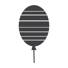balloon with stripes