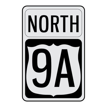 north 9a signboard