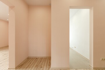 new unfurnished house or apartment in light colors