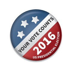 your vote counts badge