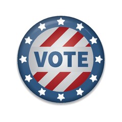 Obraz premium usa vote badge