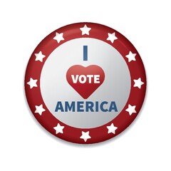 i vote america badge