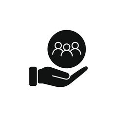 Customer service icon design isolated on white background. Vector illustration
