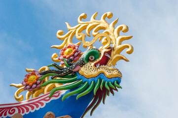 China dragon, Chinese temple in thailand.