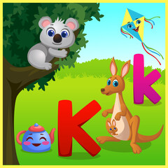 letter k for kids learning