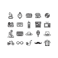 retro icons