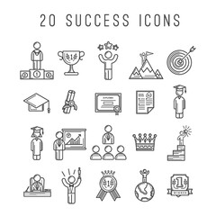 set of success icons