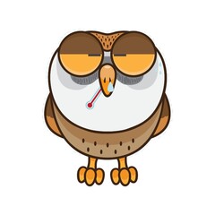 owl feeling sick
