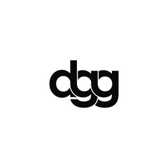 dgg letter original monogram logo design