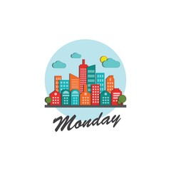 monday label