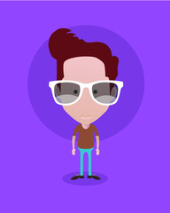 People cartoon figures and avatars