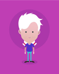 People cartoon figures and avatars