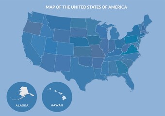 maps of the united states of america