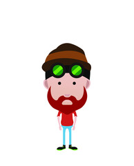 People cartoon figures and avatars