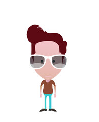 People cartoon figures and avatars