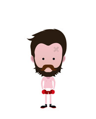 People cartoon figures and avatars