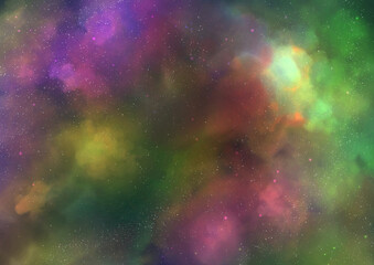 カラフルで広大な宇宙