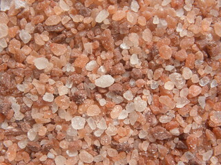 Pink color Himalayan rock salt crystals