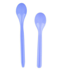 Set of Tea Colored Spoons, Isolated