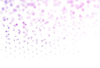 Light Purple, Pink vector backdrop with dots.