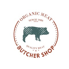 butcher shop label