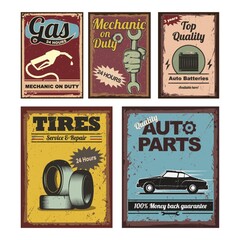 vintage car posters