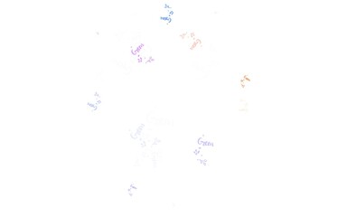 Light Blue, Red vector elegant pattern with leaves, branches.