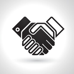Obraz premium handshake icon