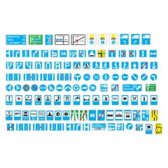 european traffic icons