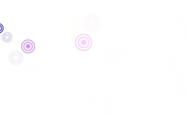 Light Pink vector backdrop with dots.