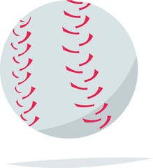 Baseball concept.Ball with shadow.