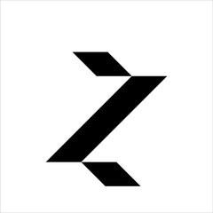 the letter Z logo design