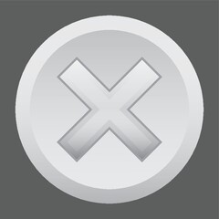 Fototapeta premium cancel button