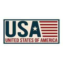 united states of america label design